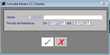 A Receber - Consultas - Extrato de Conta Corrente do Cliente
