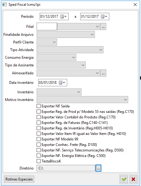 SPED Fiscal ICMS IPI