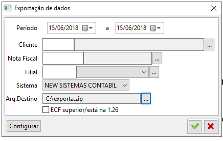 Exportação Contabil