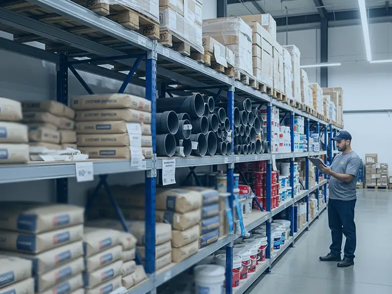 Como melhorar o controle de estoque em lojas de materiais de construção