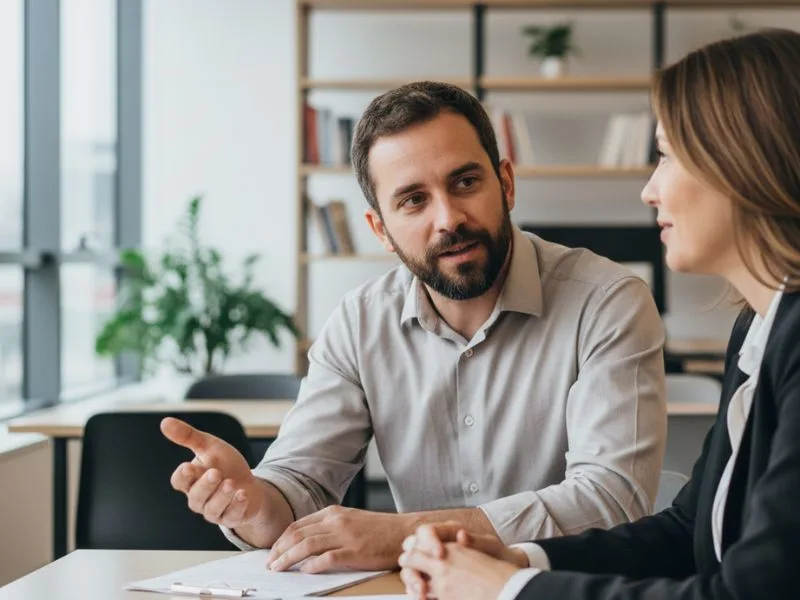 Força de vendas em abordagem consultiva com cliente