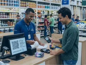 PDV com Pix integrado ao ERP para recebimento rápido e organizado