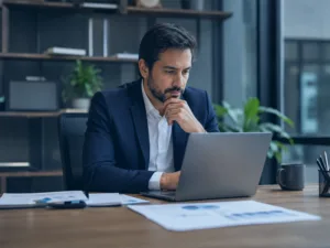 Gestor avaliando quando trocar de sistema de gestão em ambiente empresarial