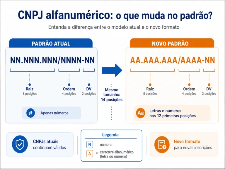 CNPJ alfanumérico dentro do ERP